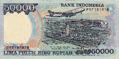 Beschrijving achterzijde: AIRCRAFT